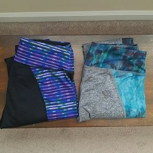 Lot of 2 full length workout leggings (Small)